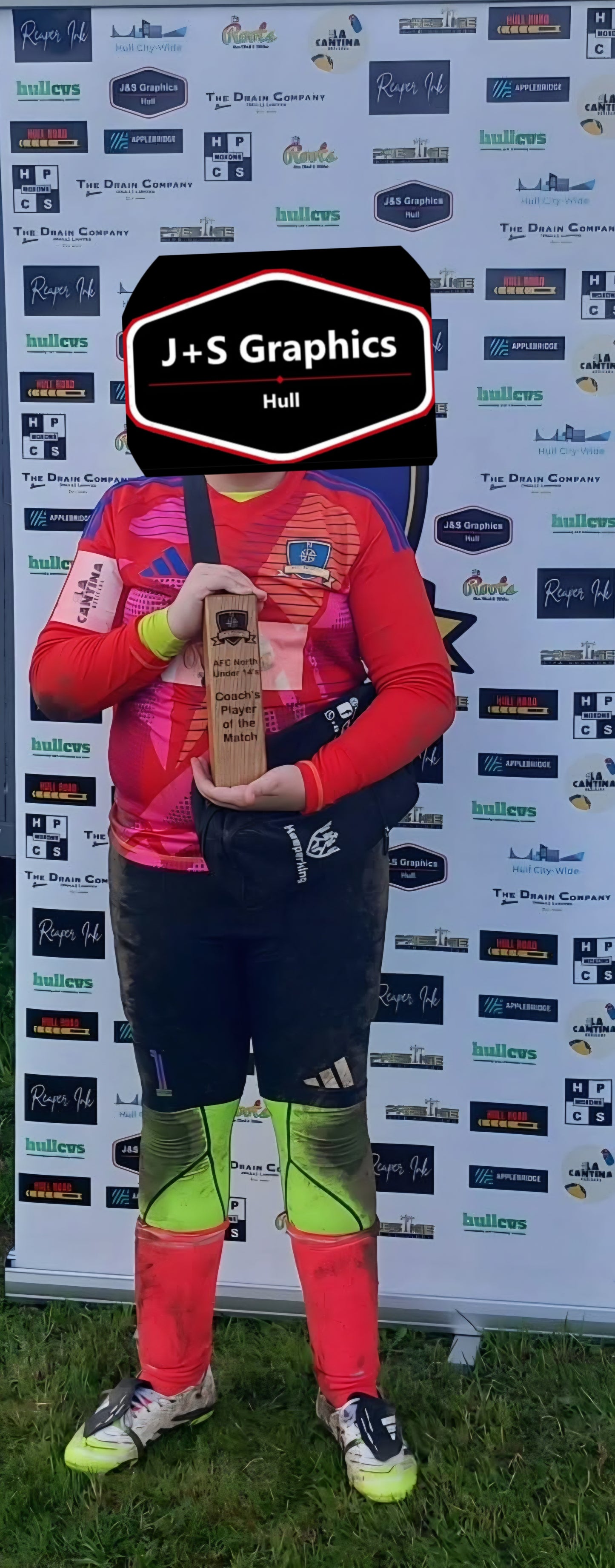 Pop up banner for sports team