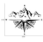 1x MOTORHOME CAMPER VAN CARAVAN / STICKERS / DECAL / GRAPHIC / COMPASS MOUNTAINS