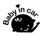 BABY IN CAR CUTE DECAL LOGO FOR CAR/VAN/LAPTOP VINYL STICKER FUNNY ON BOARD
