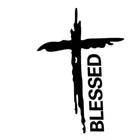 Blessed Car Window Sticker Bumper Decal JDM Drift DUB Euro Laptop Stance Show