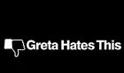greta hates this facebook Decal Sticker Car Bike Funny Bumper Vinyl Van Toolbox