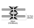 2x Union Jack Car/Van Camper Caravan Motorhome Decal Sticker Vinyl Graphic