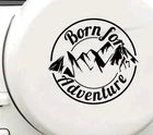 Born For Adventure Camper Van Sticker, CampervanCaravan Motorhome Decal
