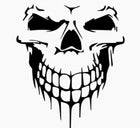 skull COD Decal Sticker Car Bike Funny Bumper Vinyl Van Toolbox