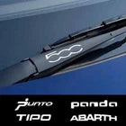 fiat 500 Wing Mirror Window Glass wiperblade Decals Stickers for car x2