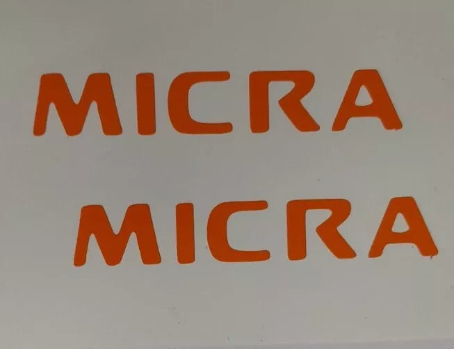 Nissan micra Wing Mirror Window Glass wiperblade Decals Stickers for car x2