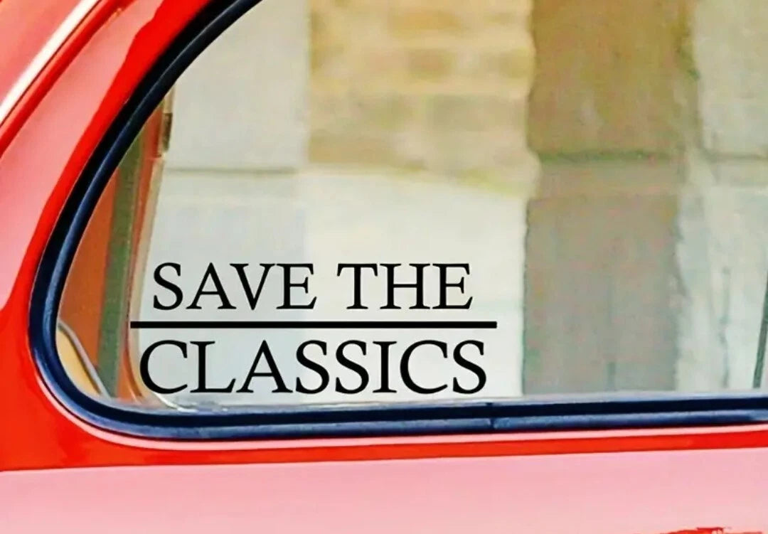 CLASSIC CAR Sticker Funny Window Bumper VAN DUB 4X4 Truck Car Vinyl Decal