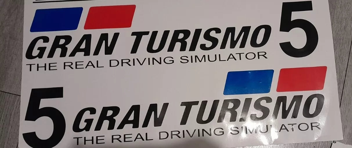 GRAN TURISMO universal side racing stripes graphics stickers decals vinyl SPORT