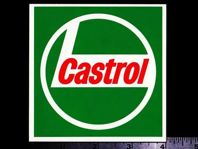 CASTROL Oil Classic Vintage Old Style Car Stickers Decals 100mm