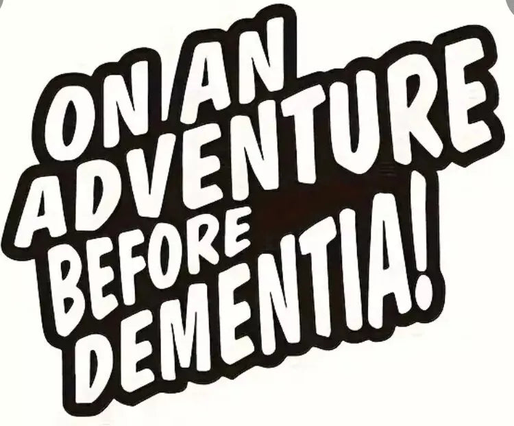 ADVENTURE BEFORE DEMENTIA STICKERS GRAPHICS DECALS CAMPER VAN MOTORHOME CARAVAN