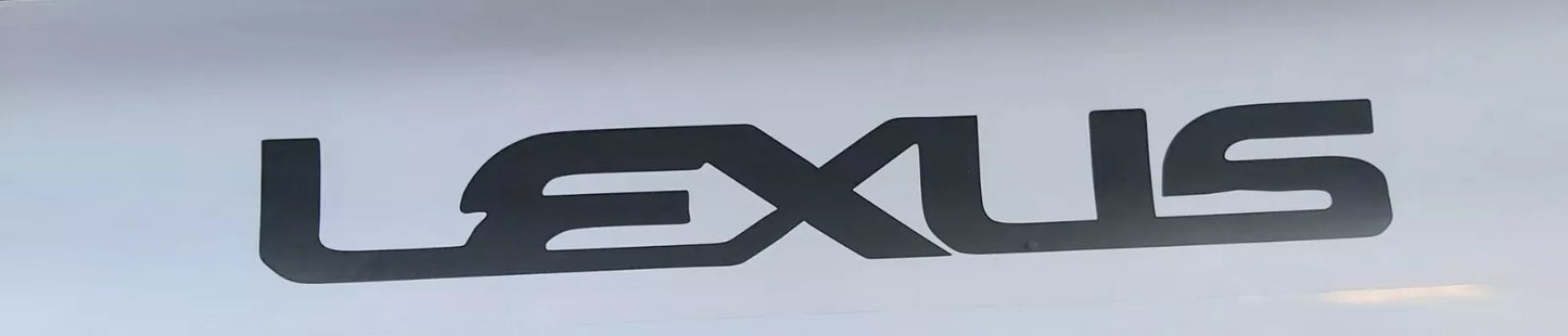 Lexus Logo JDM Sunstrip Banner Windshield - IS200 / IS300 / GS