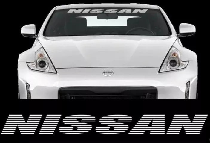 NISSAN Racing Sunstrip JDM Windshield Logo Banner