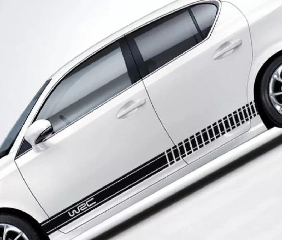 Wrc decals graphics vinyl side stripes. World Rally championship UK seller