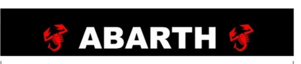 Sunstrip Abarth Fits Any Fiat 500Car Window Stickers Decals Windscreen Sun-strip