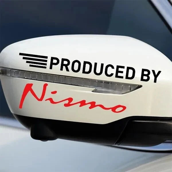 Nissan Nismo sport VINYL WING MIRROR DECALS STICKERS nissan x2 JDM