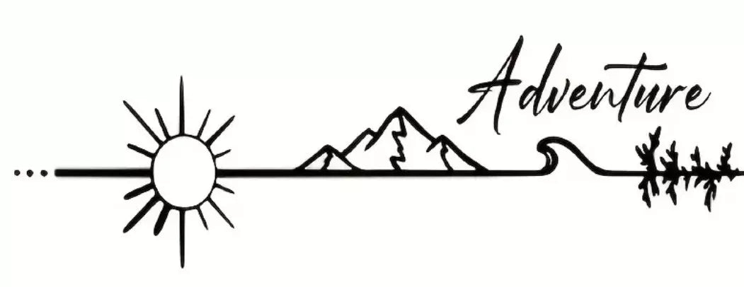 ADVENTURE MOUNTAIN CAMPER VAN STICKERS GRAPHICS DECAL MOTORHOME CARAVAN TRANSIT