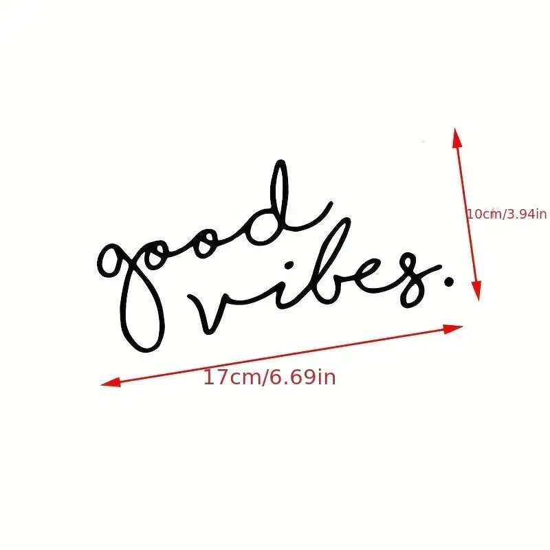 Good Vibes Only Car Sticker Surf DUB JDM Quote Saying Phrase Funny Decal