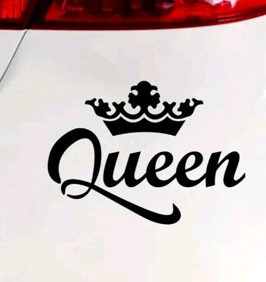 Queen Car Window Sticker Bumper Decal JDM Drift DUB Euro Laptop Stance Show