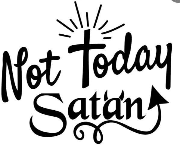 Satan Car Window Sticker Bumper Decal JDM Drift DUB Euro Laptop Stance Show