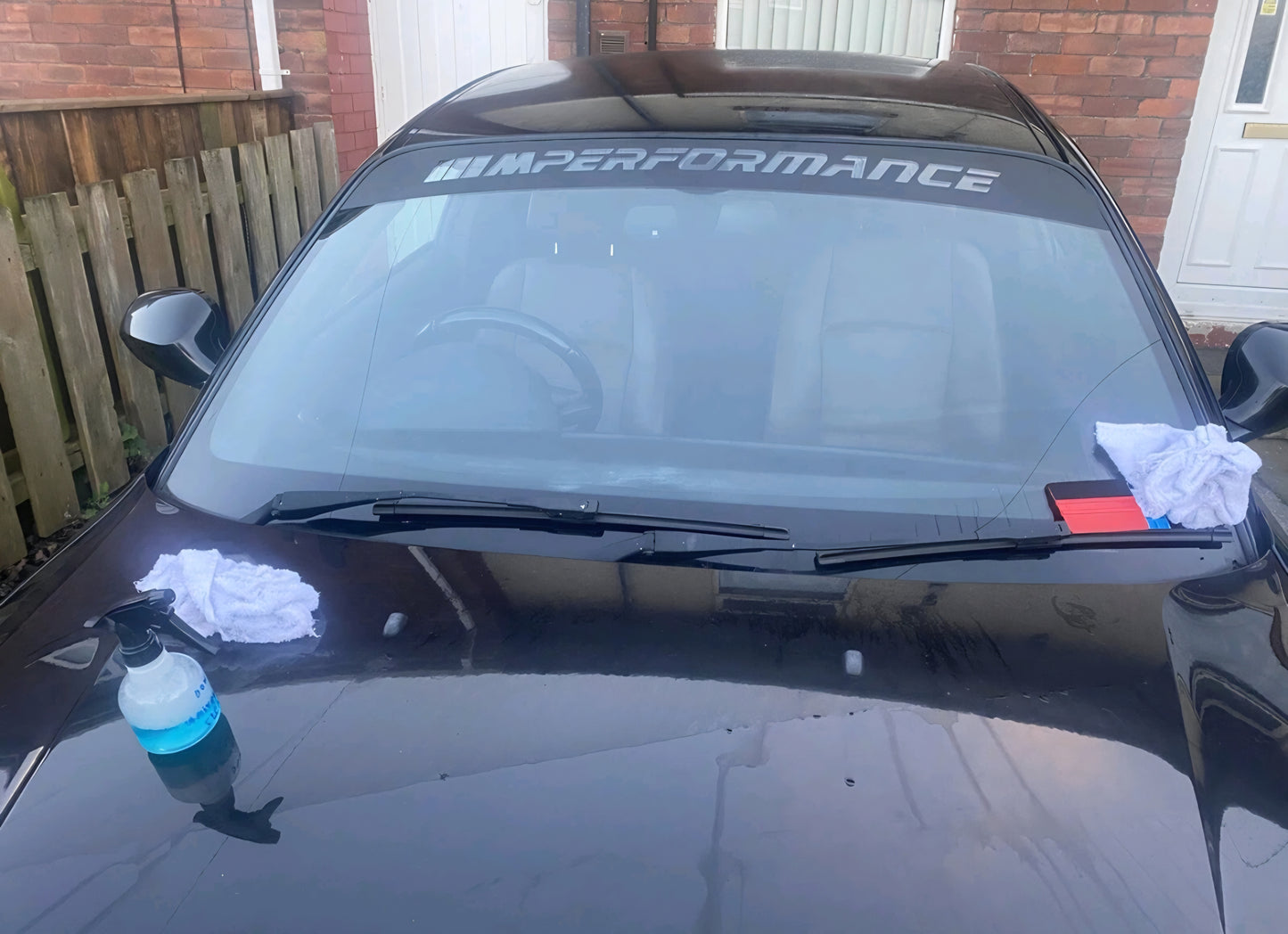 BMW performance Motorsport Universal Sunstrip Decal UK seller series 1, 2 , 3