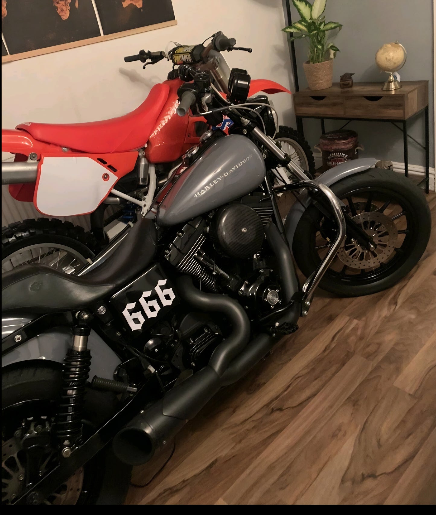 666 the devil Decal Sticker Car Bike Funny Bumper Vinyl Van Toolbox