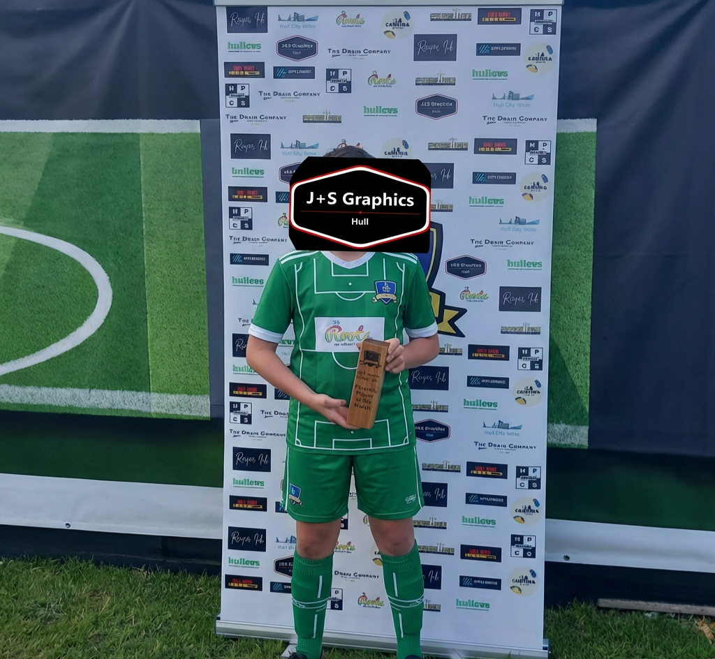 Pop up banner for sports team