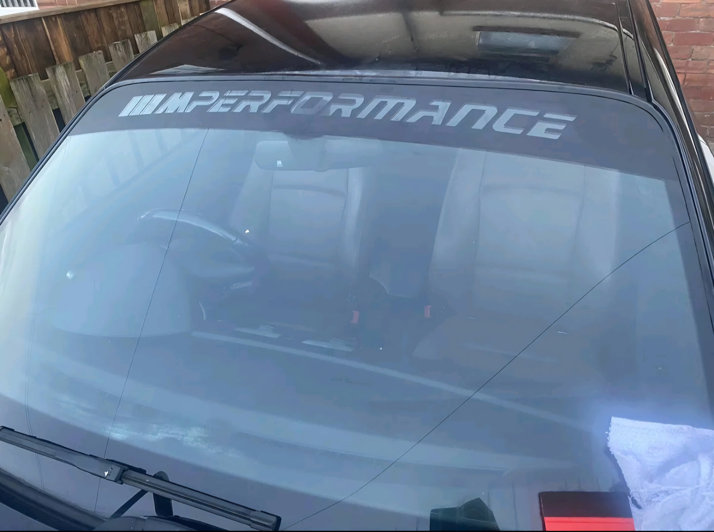 BMW performance Motorsport Universal Sunstrip Decal UK seller series 1, 2 , 3