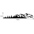 2x Mountain Range Vinyl Stickers Graphics Decals For Car Dirt Camper Van Caravan