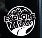 1x MOTORHOME CAMPER VAN CARAVAN / STICKERS / DECAL / GRAPHIC / COMPASS MOUNTAINS