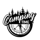 Camping Sticker Large Caravan Motorhome Camper Van Mountains Decal