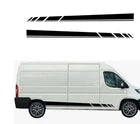 Transit Custom Side Racing Stripes Graphic Decals Stickers Ford
