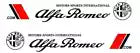 Alfa Romeo Side Skirt Gloss Vinyl Car Decals Stickers Set Of 2 Default Black