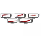 CAMPER GRAPHICS STRIPES UNIVERSAL ANY MOTORHOME VAN CARAVAN STICKERS DECAL 030