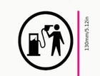 petrol gun  Decal Sticker Car Bike Funny Bumper Vinyl Van Toolbox