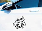 carp hunter Decal Sticker Car Bike Funny Bumper Vinyl Van Toolbox