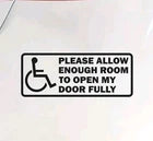 Wheelchair Access Stickers Disability Disabled Logo 100mm