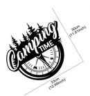 Camping Sticker Large Caravan Motorhome Camper Van Mountains Decal