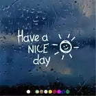 Have a nice day sunshine happy kids art car bumper sticker window decal vinyl
