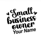BUSINESS CUSTOM PERSONALISED NAME CAR WINDOW BUMPER STICKER VINYL DECAL LARGE
