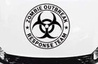 zombie outbreak  JDM Decal Sticker Car Bike Funny Bumper Vinyl Van Toolbox