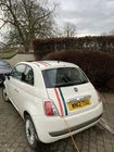 Fiat 500 595 Italian flag racing stripes bonnet roof boot decal graphics OTT90