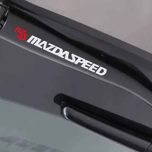 mazda speed Wing Mirror Window Glass wiperblade Decals Stickers for car x2