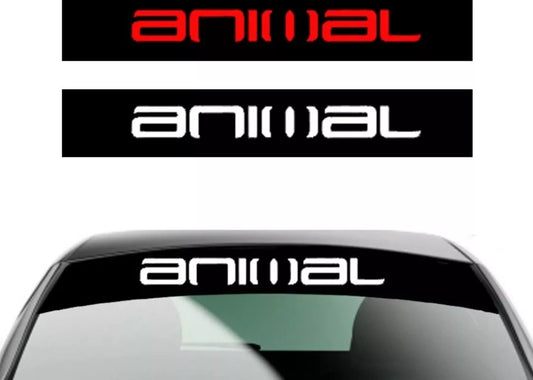 SU166 MITSUBISHI L200 ANIMAL CAR WINDSCREEN SUNSTRIP LOGO GRAPHIC DECAL STICKERS