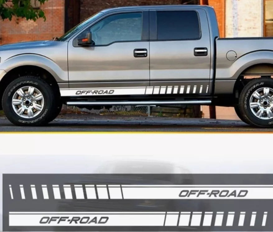 Ford Ranger side stripes Raptor Sticker Decals 4x4 Off Road Vinyl