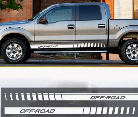 Ford Ranger side stripes Raptor Sticker Decals 4x4 Off Road Vinyl