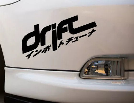 JDM Japanese DRIFT universal side racing stripes graphics stickers decals vinyl