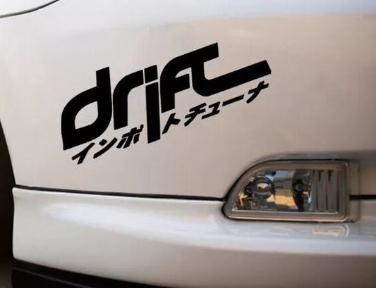 JDM Japanese DRIFT universal side racing stripes graphics stickers decals vinyl