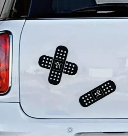 car scratch cover plasters Decal Sticker Car Bike Funny Bumper Vinyl Van Toolbox