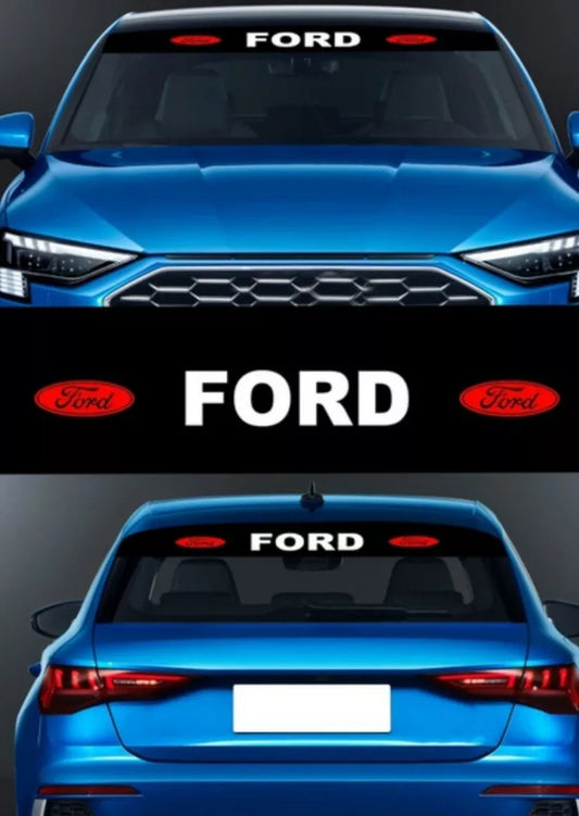 ford Windscreen universal Sunstrip Sun Strip Window Sticker Decal