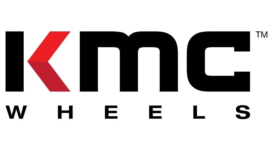 Car sticker x2 KMC Wheels Vinyl 140mm Decals Black JDM XD  Stickers